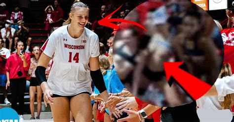 wisconsin volleyball team pictures uncensored|UW